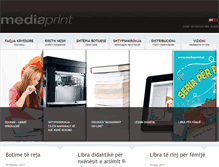 Tablet Screenshot of mediaprint.al